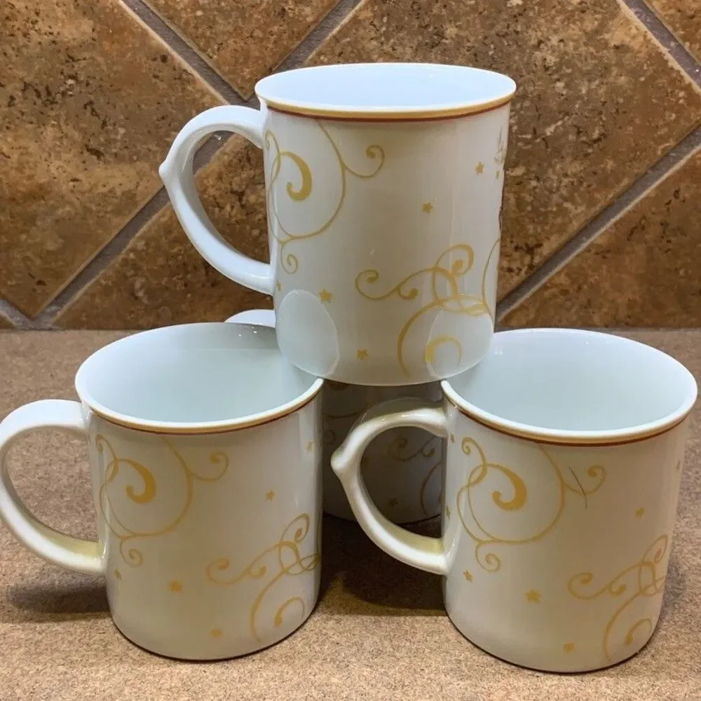 WILLIAMS-SONOMA  'Twas the Night Before Christmas' 6 oz. Mug (4) Espresso Cup